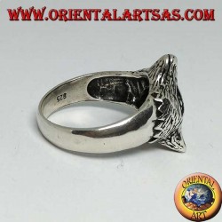 Silberring mit Fuchskopf
