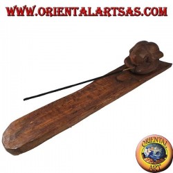 Incense burner, suar wood yogi
