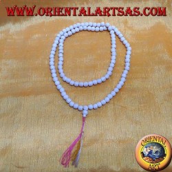 108-grain Buddhist Mālā rosary made of yak bone