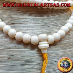 Buddhist Mālā 108 beads of 8 mm. in yak bone