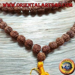Budista Mālā 108 cuentas de 8 mm. en semillas de Rudra