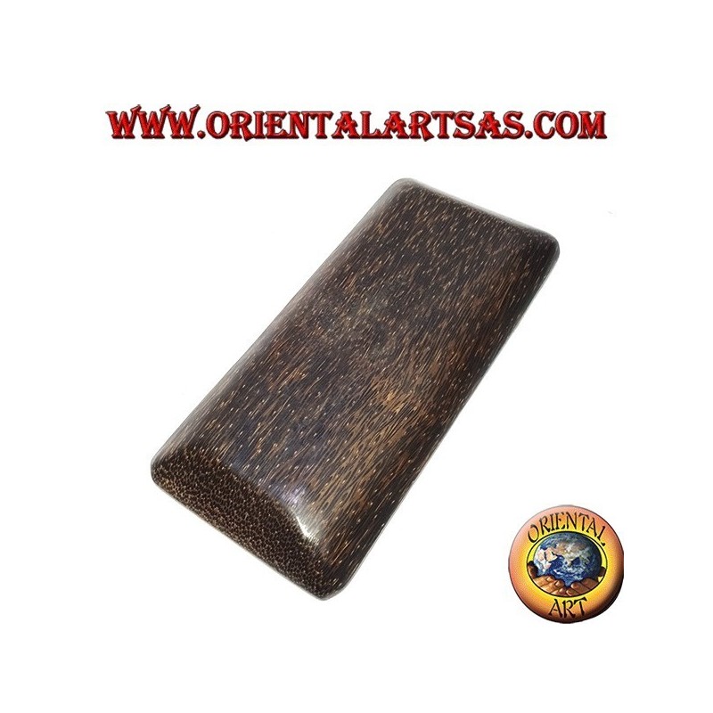 Double tray rectangular tray in coconut wood
