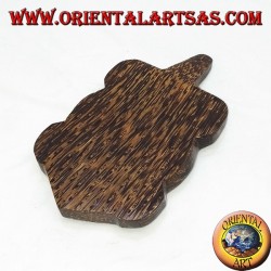 Turtle ashtray in coconut wood