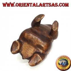 Grande grenouille chantante (jouable) en bois de suar