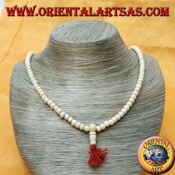 Mālā (Japamālā) Buddhist rosary with 108 Grains of 6 mm. in Yak bone