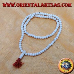 Mālā (Japamālā) Buddhist rosary with 108 Grains of 6 mm. in Yak bone
