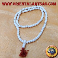 Mālā (Japamālā) Buddhist rosary with 108 Grains of 6 mm. in Yak bone