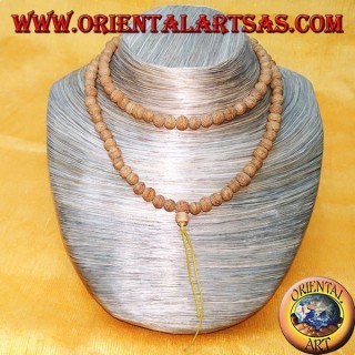 Mālā (Japamālā) Chapelet bouddhiste de 108 Grains de mm. dans les graines de Ritu ou Raktu