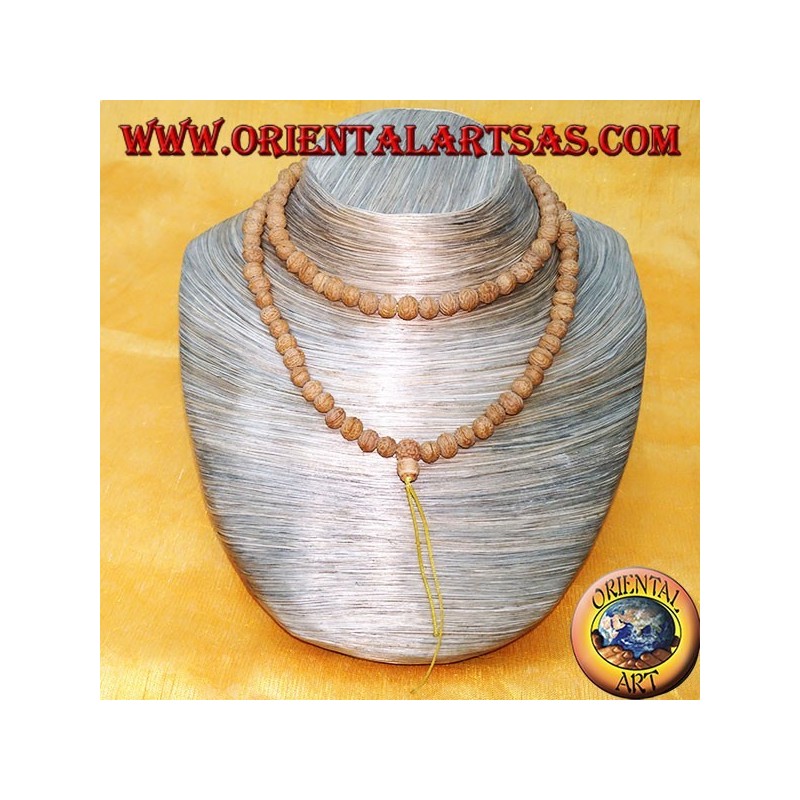 Mālā (Japamālā) Buddhist rosary of 108 Grains of mm. in Ritu or Raktu seeds