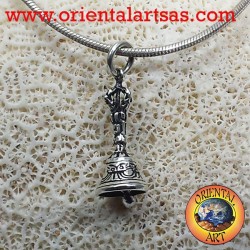 Bell pendant or Gantha silver Tibetan
