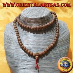 108 Dark Bodhi Tibetan Raktu Seed Mala Prayer Beads, Meditation