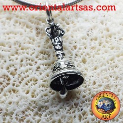 Bell pendant or Gantha silver Tibetan