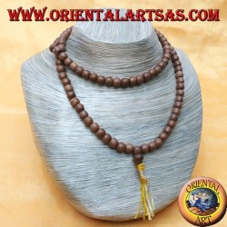 Mālā (Japamālā) Buddhist rosary with 108 Grains of 8 mm. rosewood
