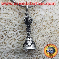 Bell pendant or Gantha silver Tibetan