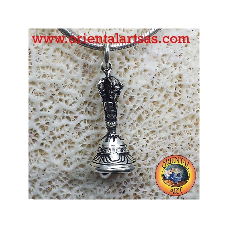 Bell pendant or Gantha silver Tibetan