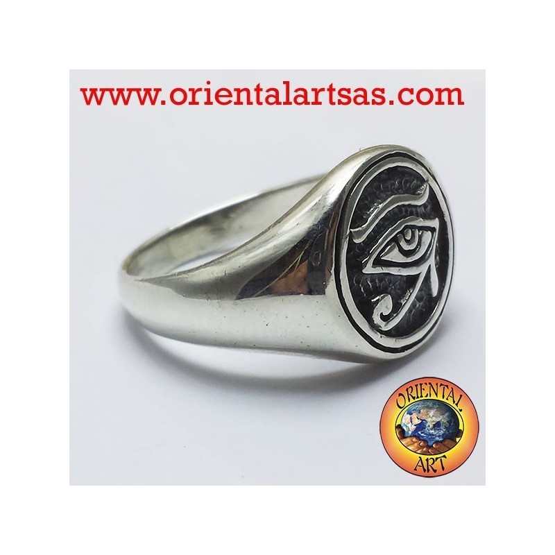 Anello Occhio di horus argento