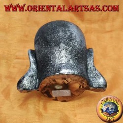 Silver Buddha head (large) in resin