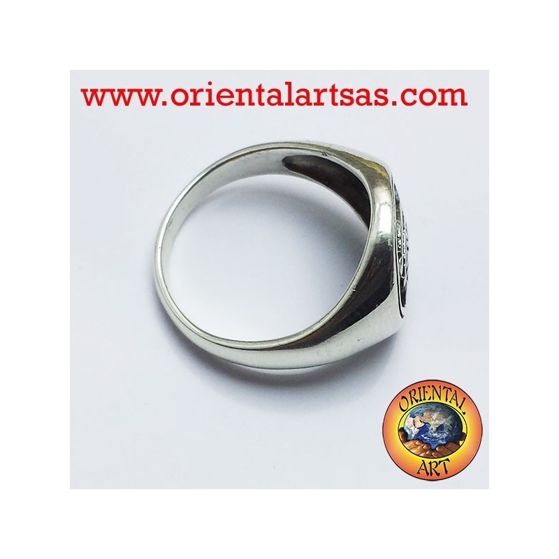 Anello Occhio di horus argento