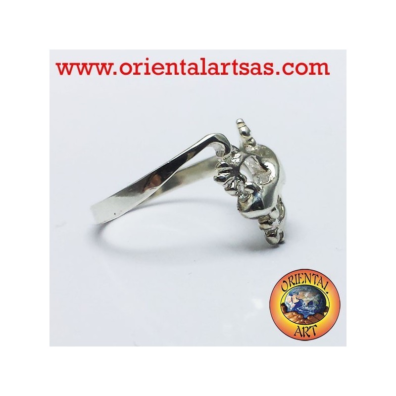Gecko Gecko Ring in Silber