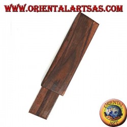 Boîte rectangulaire à ouverture coulissante en bois d'ébène (grand)