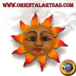 Warme Farbe Wandsonne (klein)