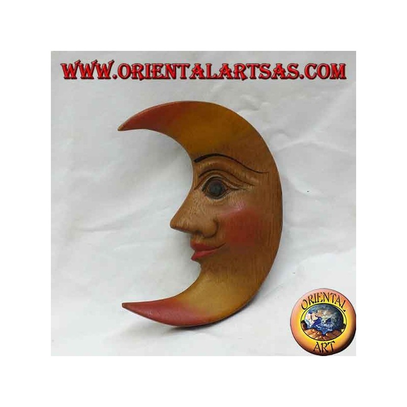 Lune murale de couleur chaude (petite)