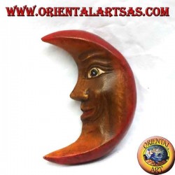 Easy-going warm color wall moon (small)