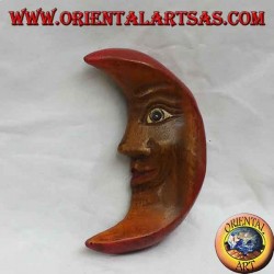 Easy-going warm color wall moon (small)