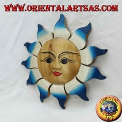 Soleil de mur de couleur fraîche (grand)