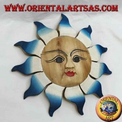 Soleil de mur de couleur fraîche (grand)