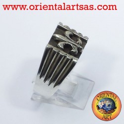 Anello simbolo del giglio in Argento 925