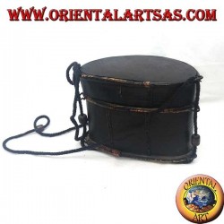 Caja tailandesa y bolsa rígida en corteza de árbol y bambú