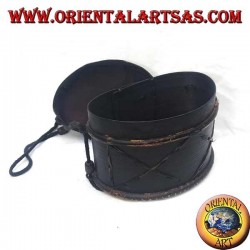 Thai box and rigid bag in tree bark and bamboo