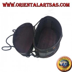 Boîte thaïlandaise et sac rigide en écorce d'arbre et bambou