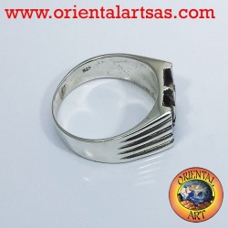 Anello simbolo del giglio in Argento 925