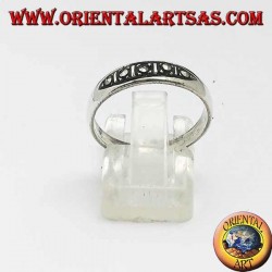Silberring mit 5 Markasiten