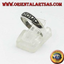 Anillo de plata con 5 marcasitas