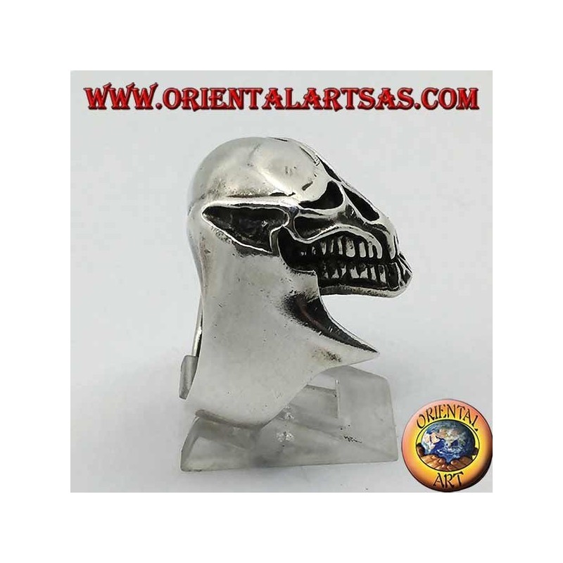 Silver ring alien skull (predator)