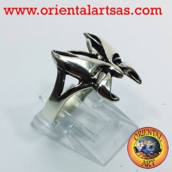 Butterfly ring, 925 silver