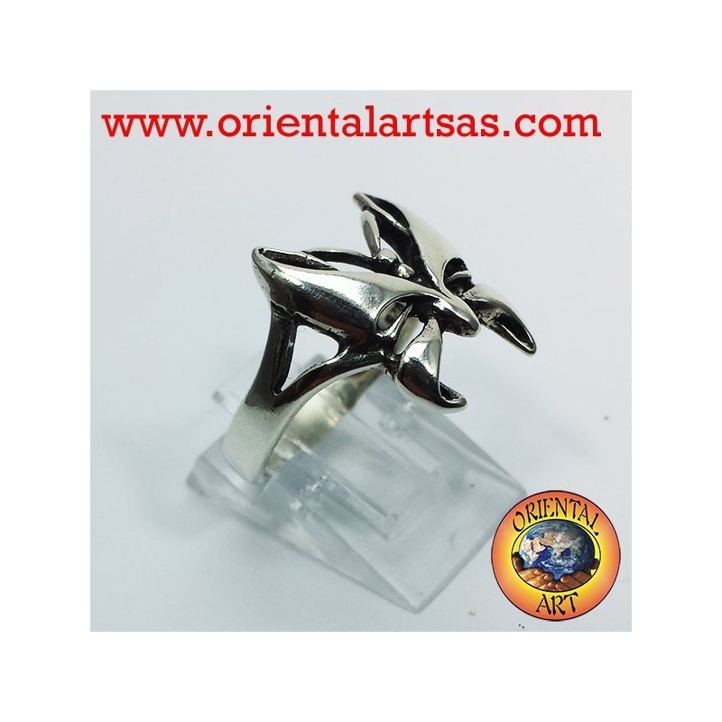 Anneau de papillon, argent 925
