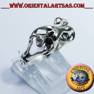 Anillo de plata erótico Kamasutra 69