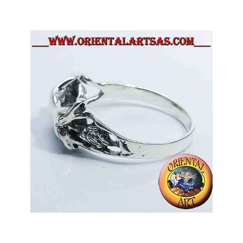 Ring erotic Kamasutra 69 silver
