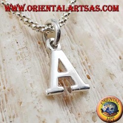 Pendentif en argent, initiale majuscule (moyen)