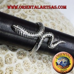 Anello cobra in argento 925