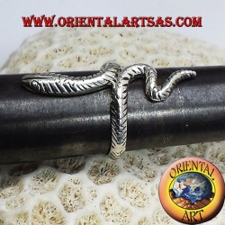Anello cobra in argento 925