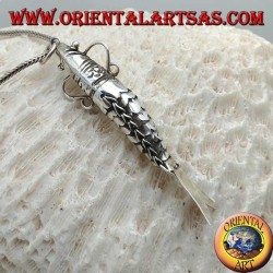 Silberanhänger, beweglicher Fisch