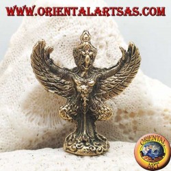 Sculpture Garuda "dieu du soleil", roi des oiseaux et messager des dieux, en laiton (petit)