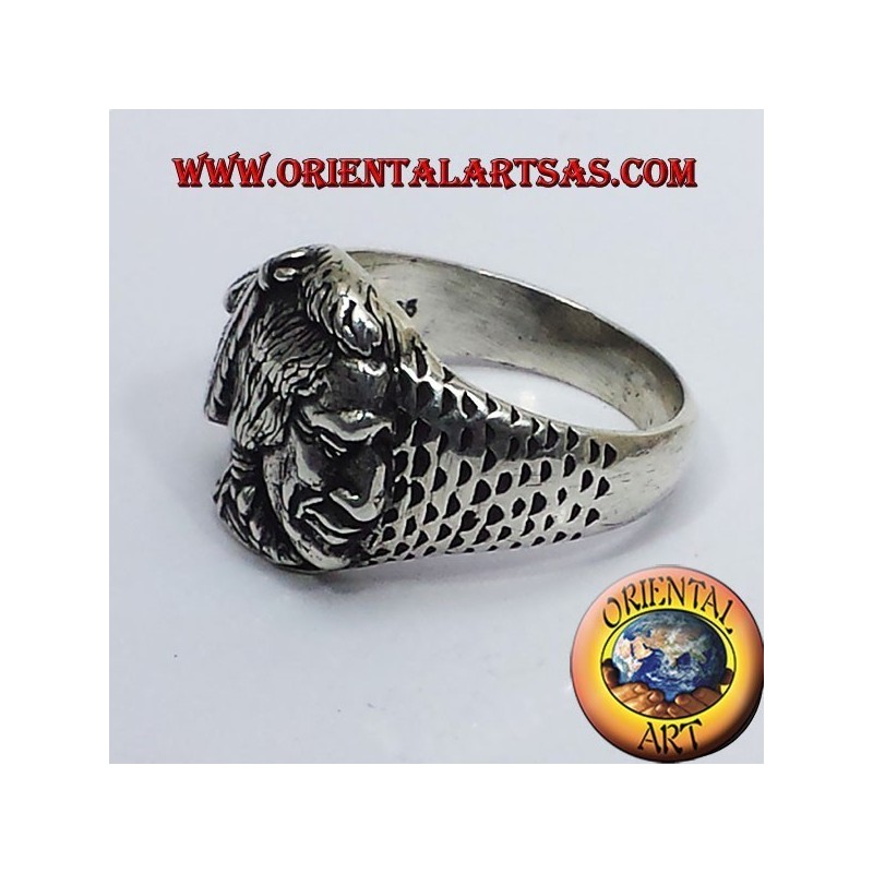 Anello Indiano nativi  in argento  Lakota, Apache, Sioux 