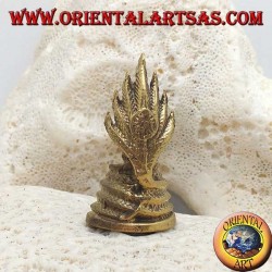 Sculpture de Bouddha "Dhyana Mudra - symbole de méditation et de sagesse" dans la feuille de laiton (petite)