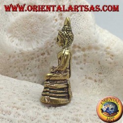 Buddha sculpture "Dhyana Mudra - symbol of meditation and wisdom" on the brass altar (small)